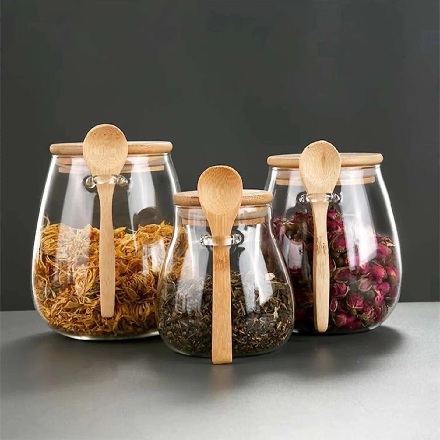 Kitchen Storage Pots with Lid Sealed