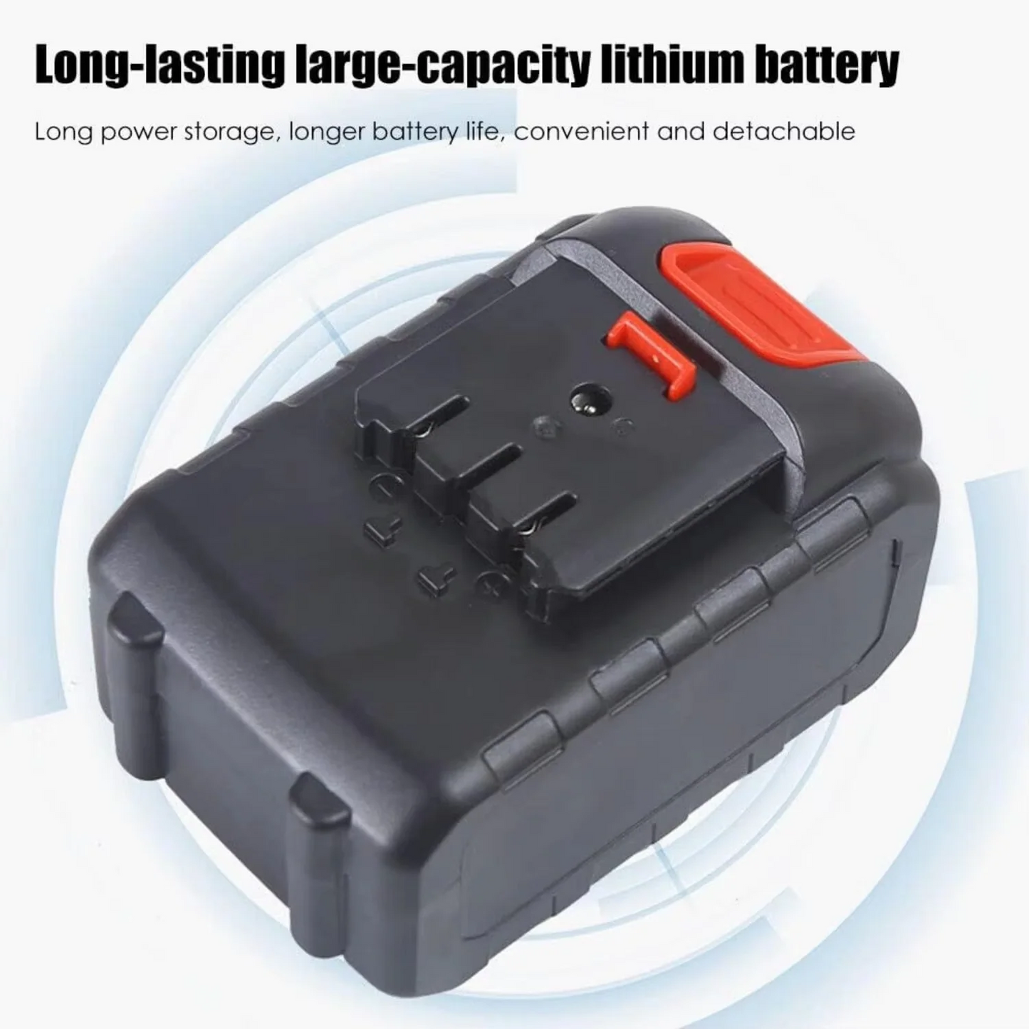 Cordless Grass Trimmer 600W with 8 Blades and 2 Batteries