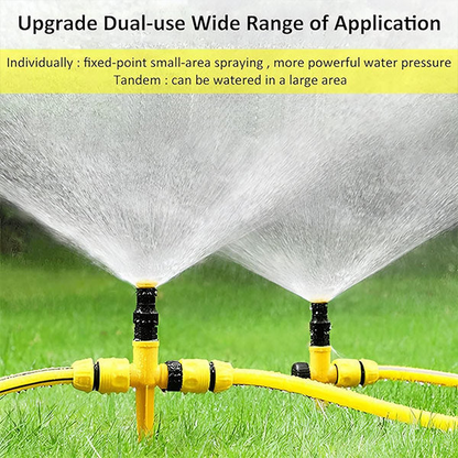 360° Garden Sprinkler with Adjustable Spray Patterns
