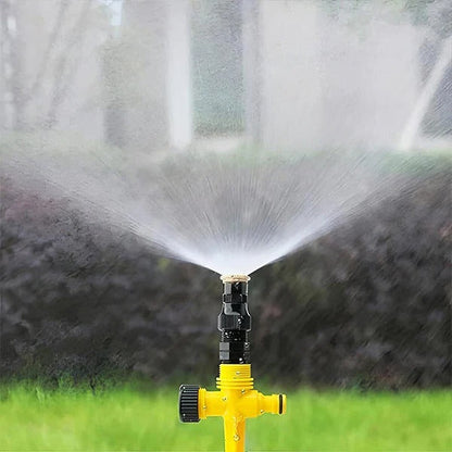 360° Garden Sprinkler with Adjustable Spray Patterns