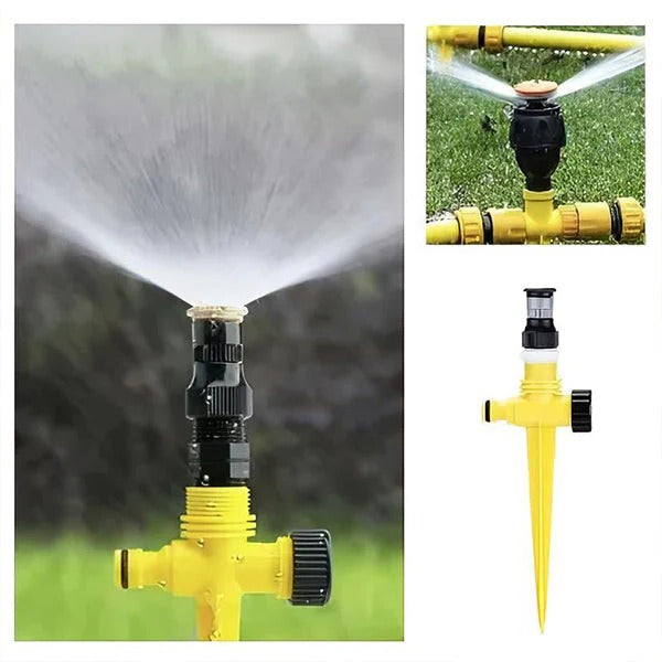 360° Garden Sprinkler with Adjustable Spray Patterns
