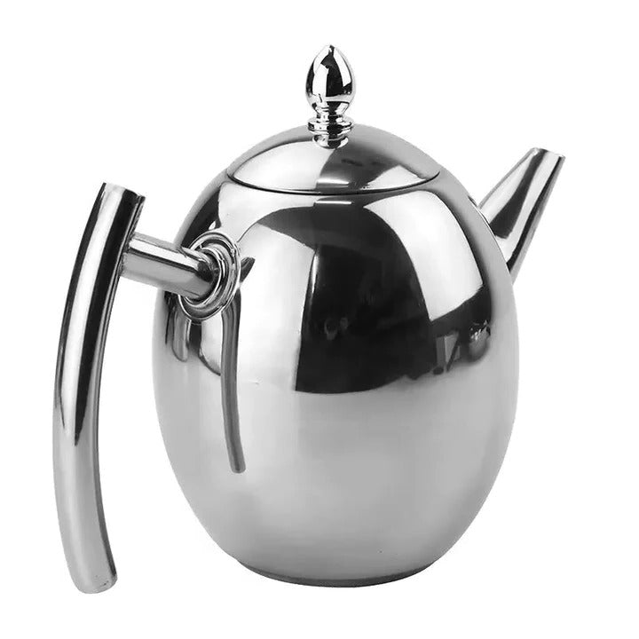 Durable Stainless Steel Teapot Elegant Home Kitchenware