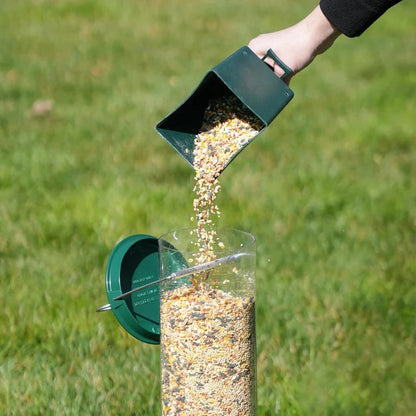 Squirrel-Proof Bird Feeder with Clear Seed Tube