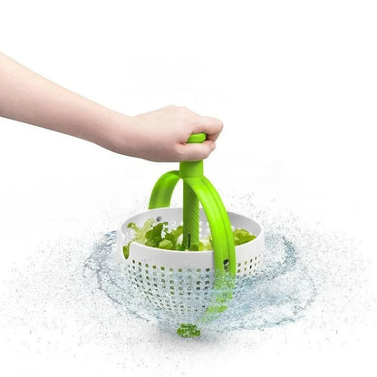 Vegetable Washer, Spin and Drain Salad Bowl