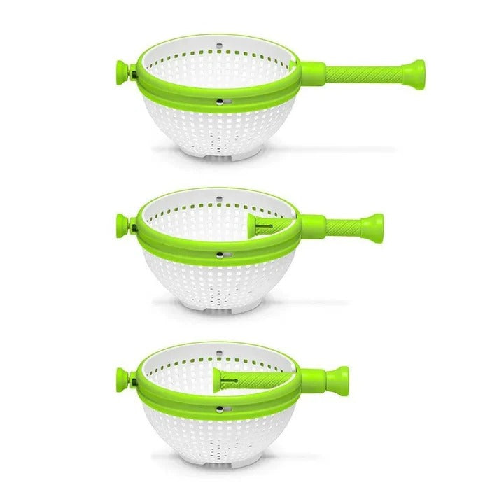 Vegetable Washer, Spin and Drain Salad Bowl
