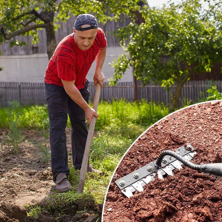 Garden Rake for Yard Debris Collection