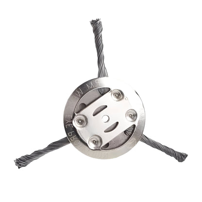 Lawn Mower Steel Brush Attachment for Weeds and Trimming