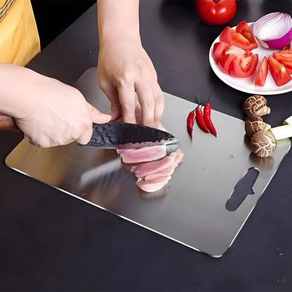 Titanium Cutting Board, Flat Metal Surface for Kitchen Use