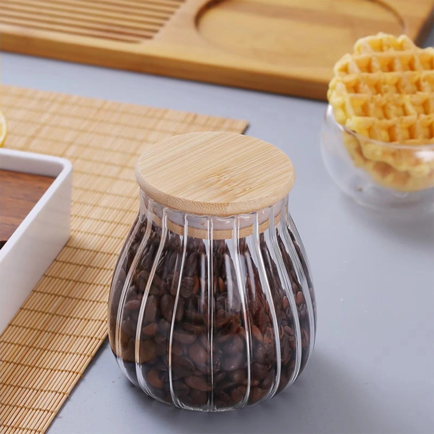 Kitchen Storage Pots with Lid Sealed