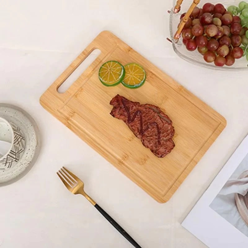 Dual-Purpose Chopping and Serving Board